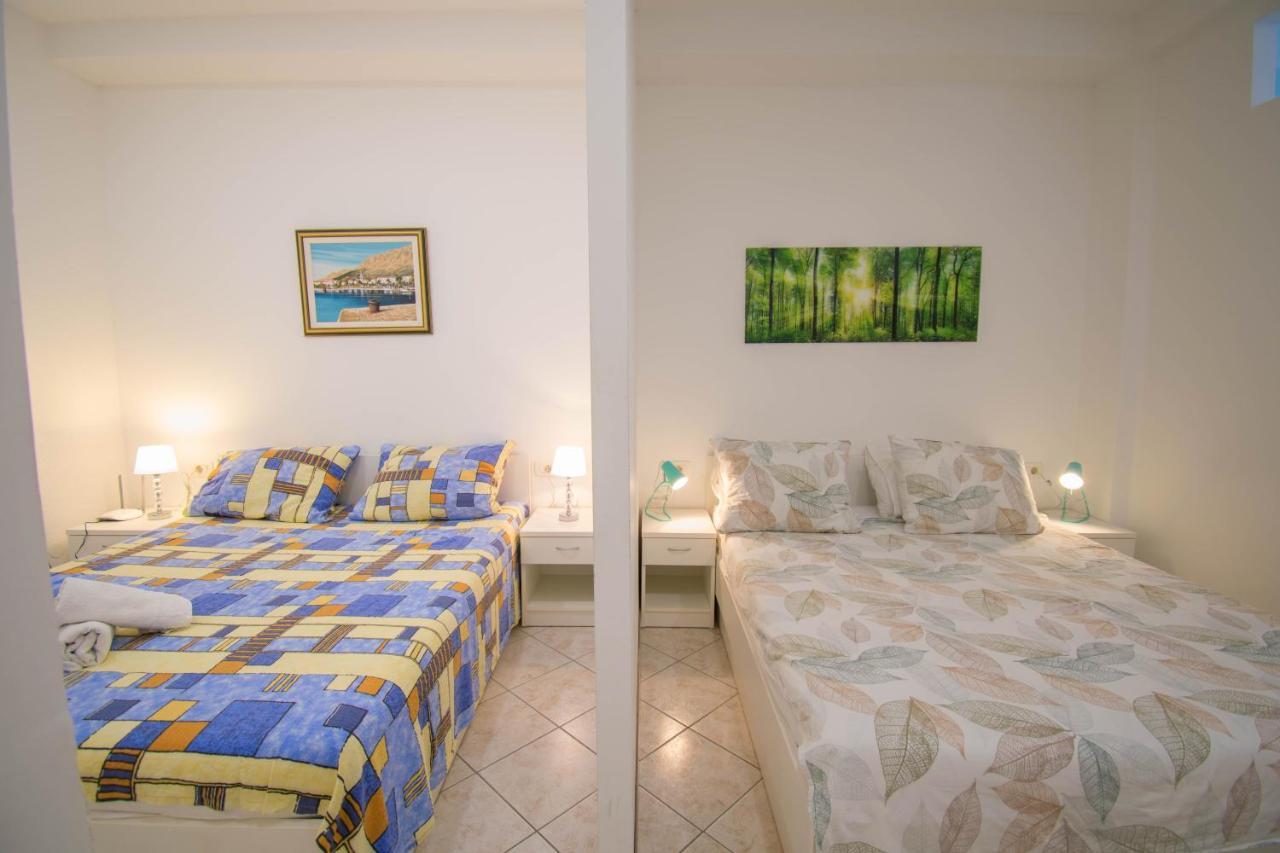 Family Apartment Manuela - Baška Voda Esterno foto